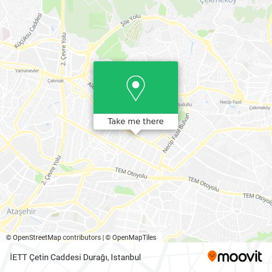 İETT Çetin Caddesi Durağı map