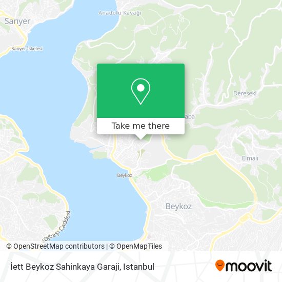 İett Beykoz Sahinkaya Garaji map