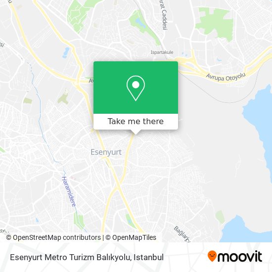 Esenyurt Metro Turizm Balıkyolu map