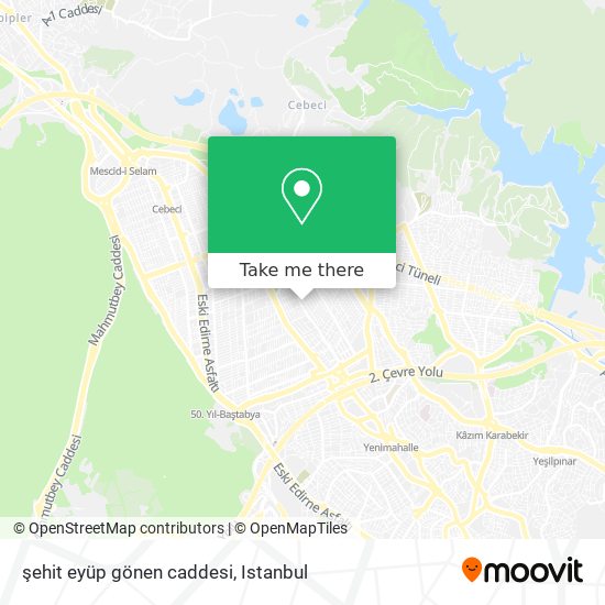 şehit eyüp gönen caddesi map