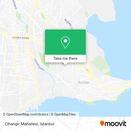 Cihangir Mahallesi map