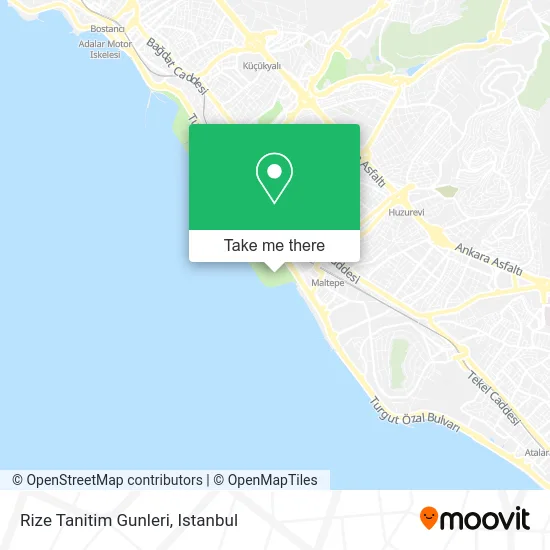 Rize Tanitim Gunleri map