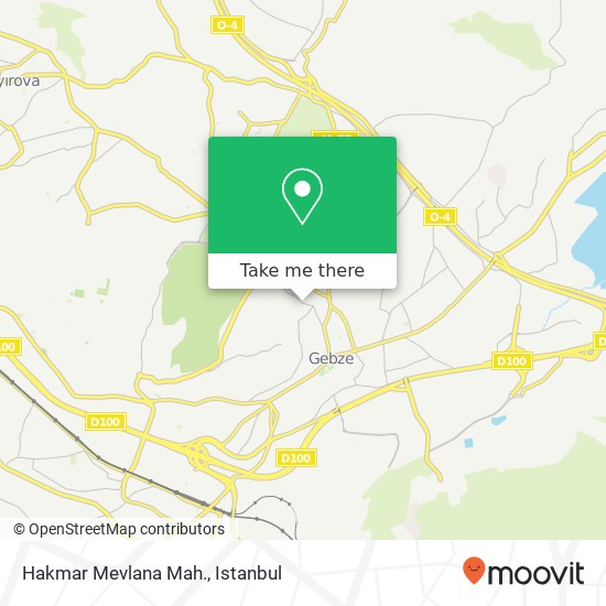 Hakmar Mevlana Mah. map