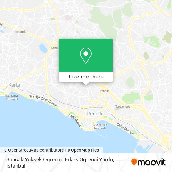 Sancak Yüksek Ögrenim Erkek Öğrenci Yurdu map