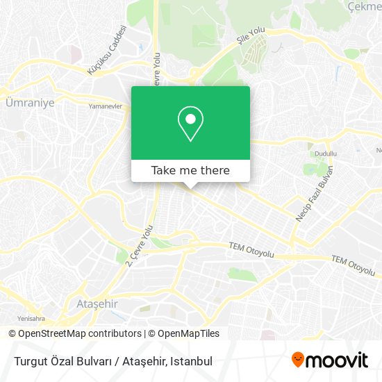 Turgut Özal Bulvarı / Ataşehir map