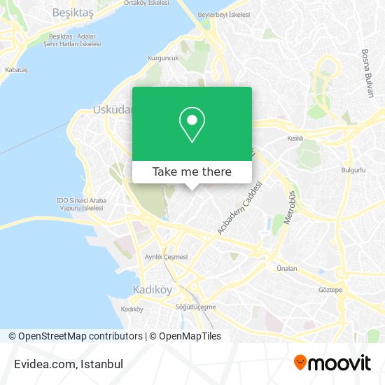 Evidea.com map