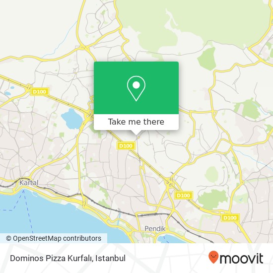 Dominos Pizza Kurfalı map
