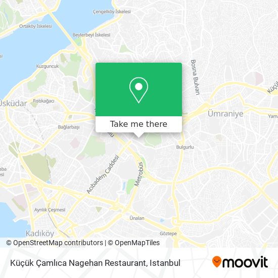 Küçük Çamlıca Nagehan Restaurant map