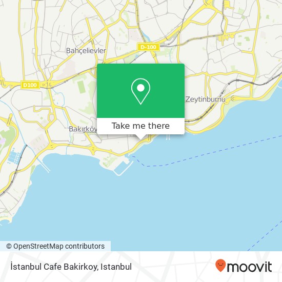 İstanbul Cafe Bakirkoy map