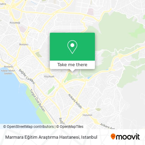 Marmara Eğitim Araştırma Hastanesi map