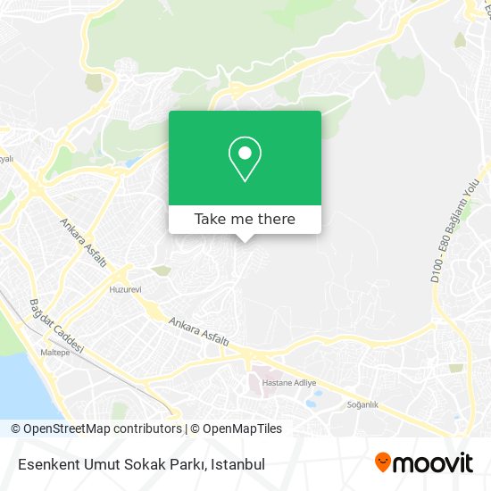 Esenkent Umut Sokak Parkı map