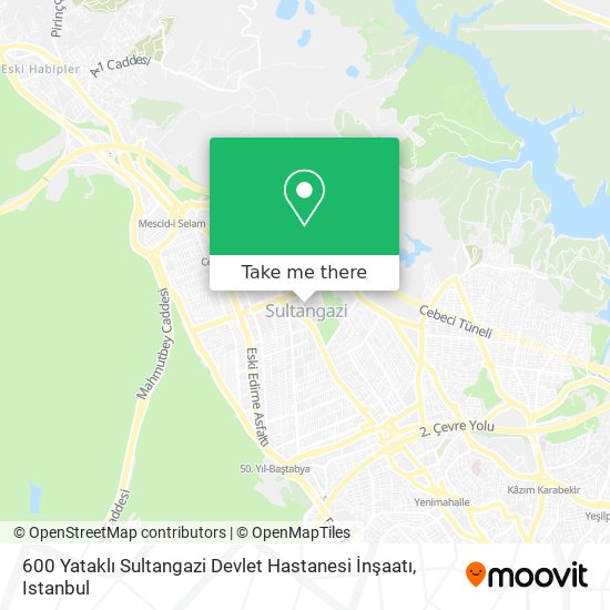 600 Yataklı Sultangazi Devlet Hastanesi İnşaatı map
