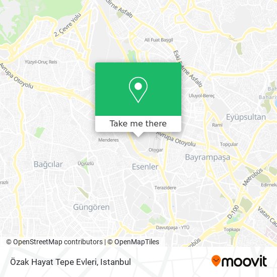 Özak Hayat Tepe Evleri map