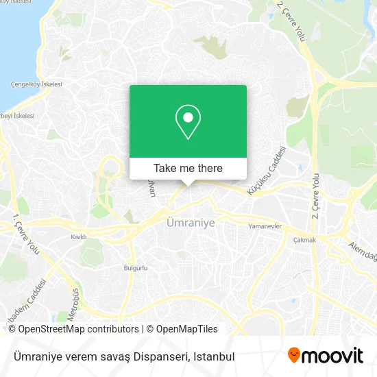 Ümraniye verem savaş Dispanseri map