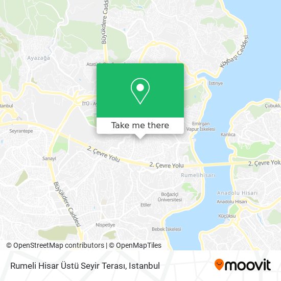 Rumeli Hisar Üstü Seyir Terası map