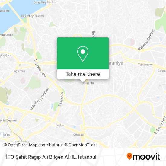 İTO Şehit Ragıp Ali Bilgen AİHL map
