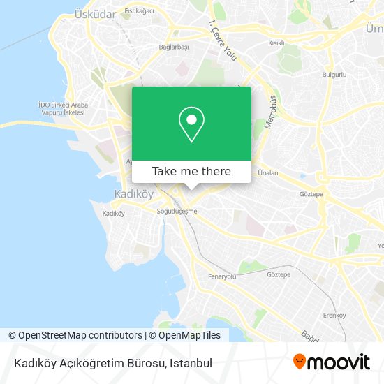 Kadıköy Açıköğretim Bürosu map