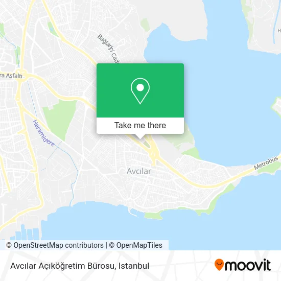 Avcılar Açıköğretim Bürosu map