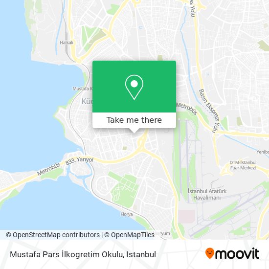 Mustafa Pars İlkogretim Okulu map