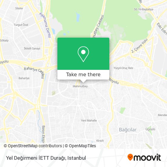 Yel Değirmeni İETT Durağı map