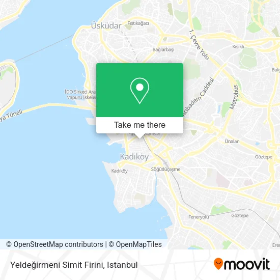 Yeldeğirmeni Simit Firini map