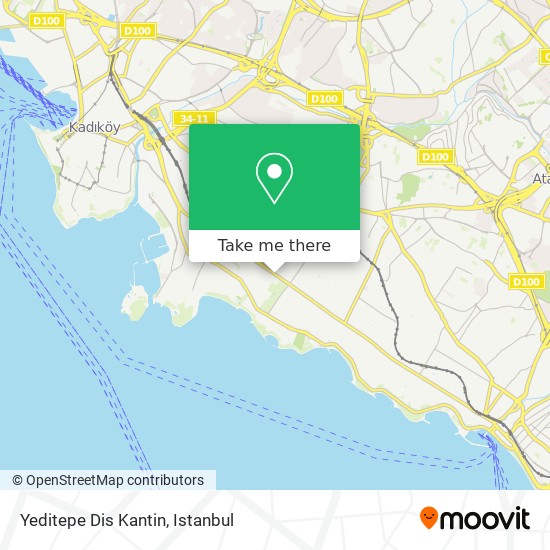 Yeditepe Dis Kantin map