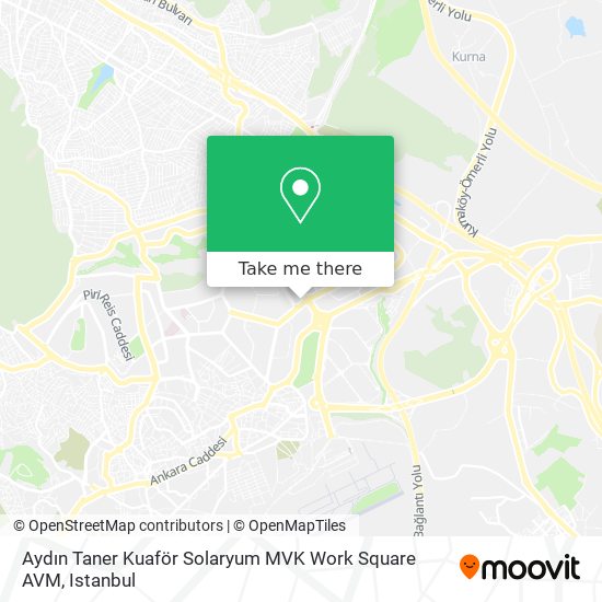 Aydın Taner Kuaför Solaryum MVK Work Square AVM map