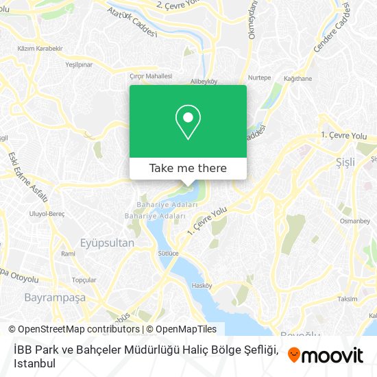 İBB Park ve Bahçeler Müdürlüğü Haliç Bölge Şefliği map