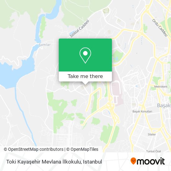 Toki Kayaşehir Mevlana İlkokulu map