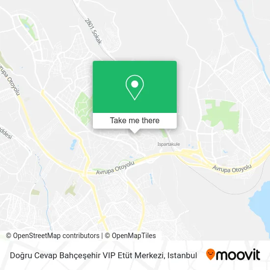 Doğru Cevap Bahçeşehir VIP Etüt Merkezi map