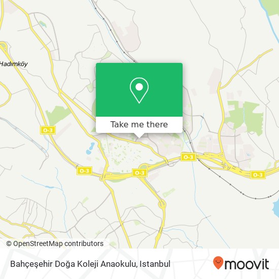 Bahçeşehir Doğa Koleji Anaokulu map