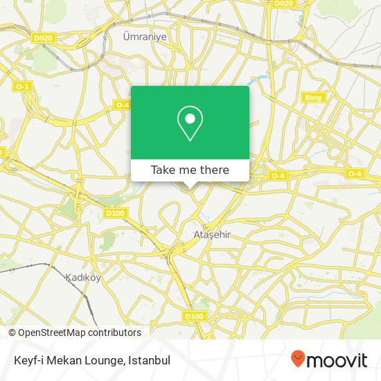 Keyf-i Mekan Lounge map