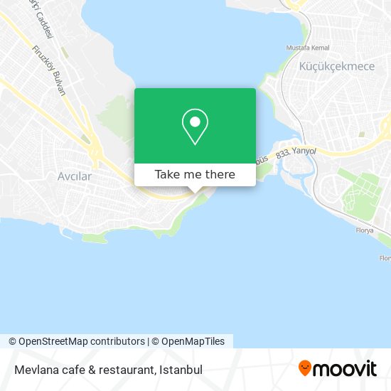 Mevlana cafe & restaurant map