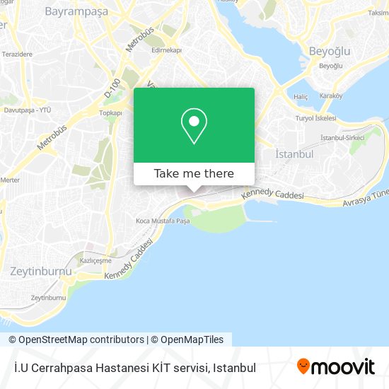 İ.U Cerrahpasa Hastanesi KİT servisi map