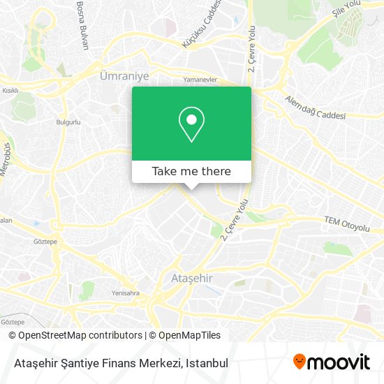 Ataşehir Şantiye Finans Merkezi map