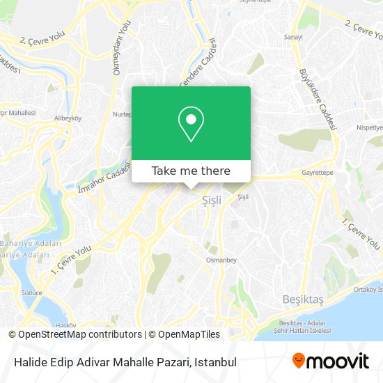 Halide Edip Adivar Mahalle Pazari map
