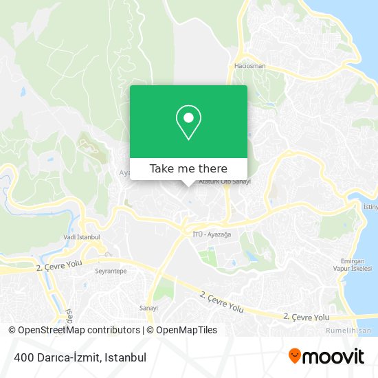 400 Darıca-İzmit map
