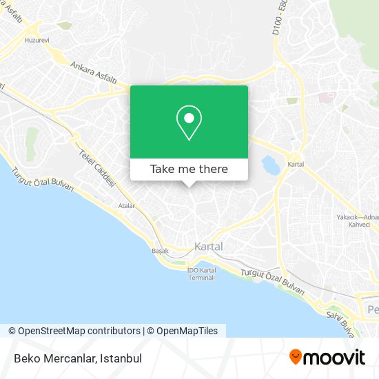 Beko Mercanlar map