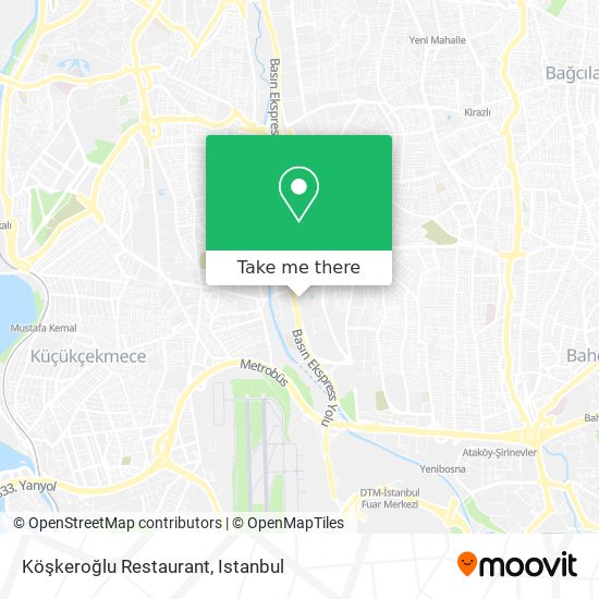 Köşkeroğlu Restaurant map