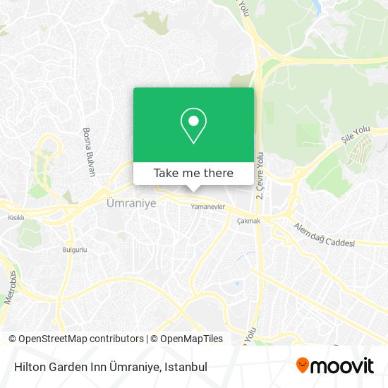Hilton Garden Inn Ümraniye map