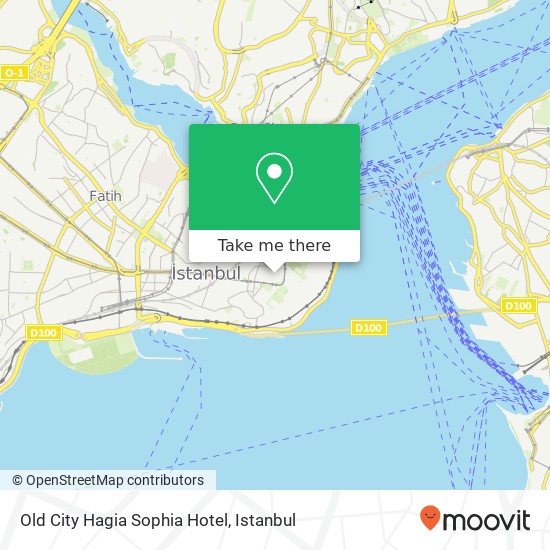 Old City Hagia Sophia Hotel map