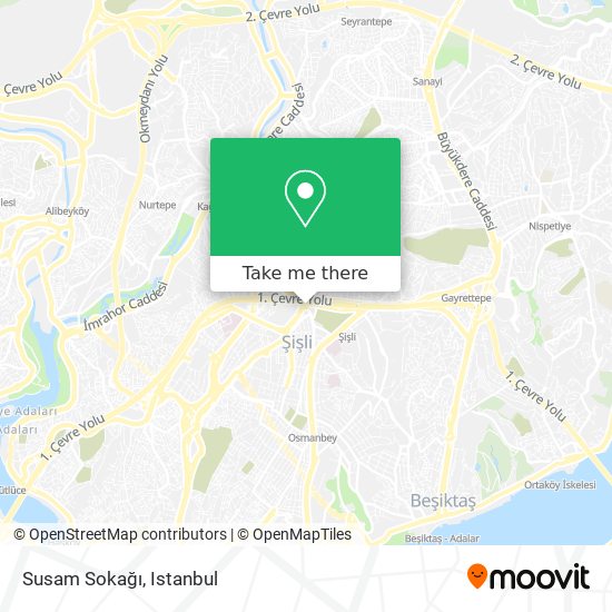 Susam Sokağı map