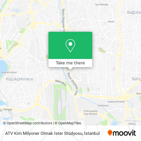 ATV Kim Milyoner Olmak İster Stüdyosu map