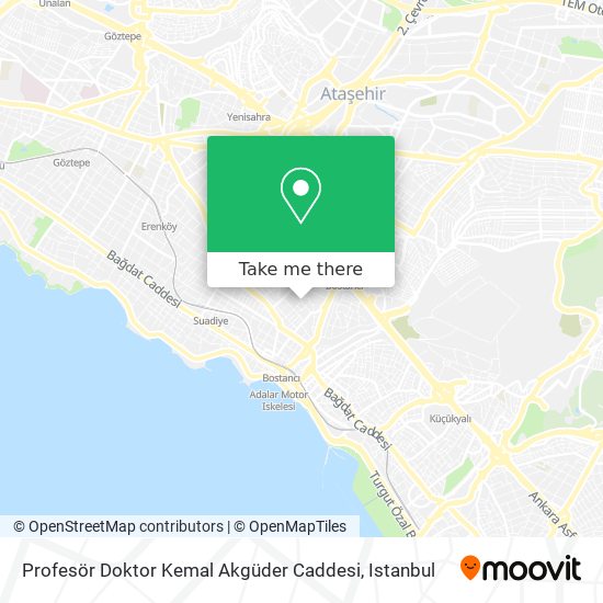 Profesör Doktor Kemal Akgüder Caddesi map