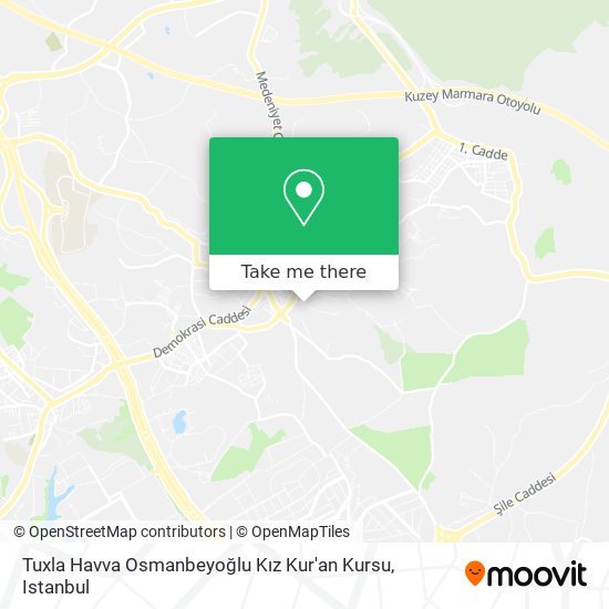 Tuxla Havva Osmanbeyoğlu Kız Kur'an Kursu map