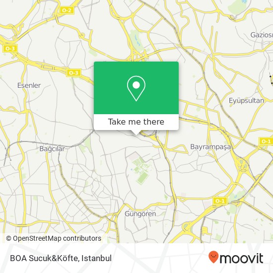 BOA Sucuk&Köfte map