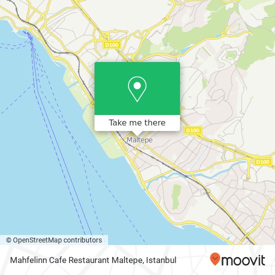 Mahfelinn Cafe Restaurant Maltepe map