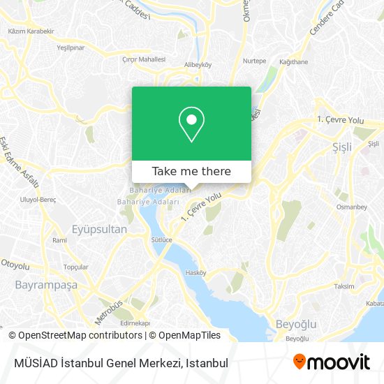 MÜSİAD İstanbul Genel Merkezi map