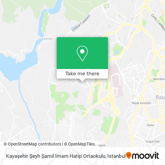 Kayaşehir Şeyh Şamil İmam Hatip Ortaokulu map