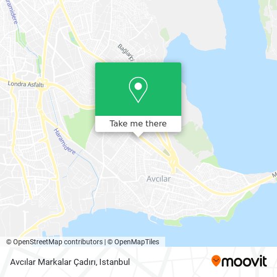 Avcılar Markalar Çadırı map